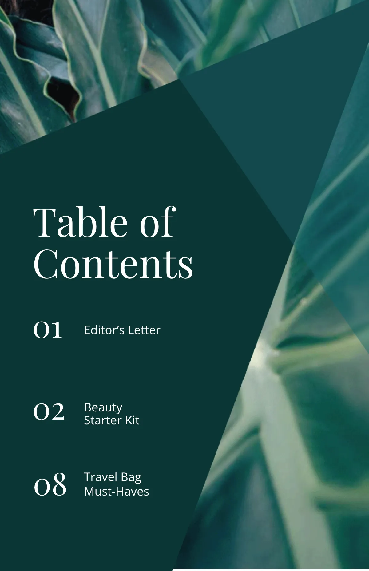 Free Minimal Product Magazine Template to Edit Online