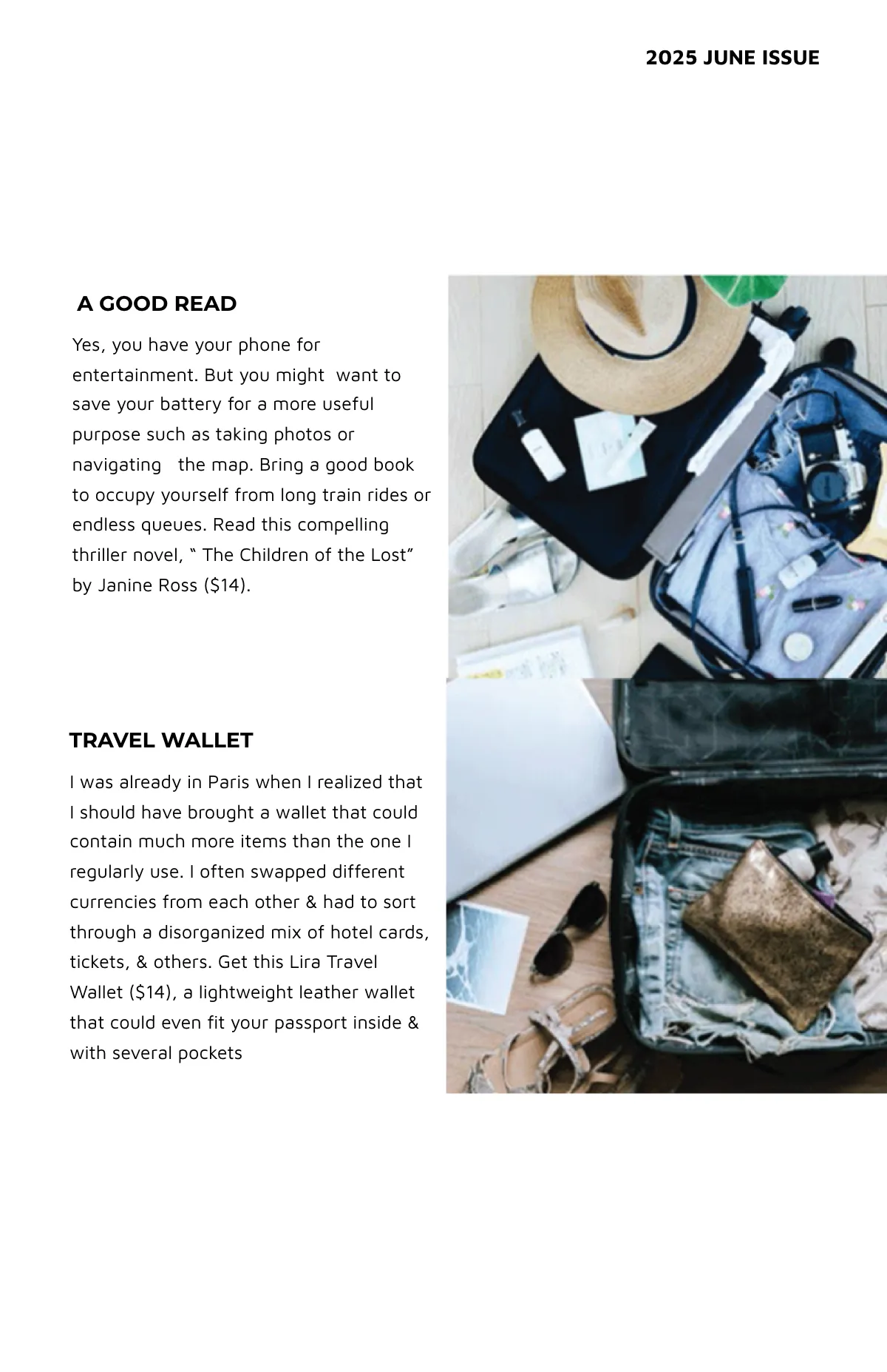 Free Minimal Product Magazine Template to Edit Online