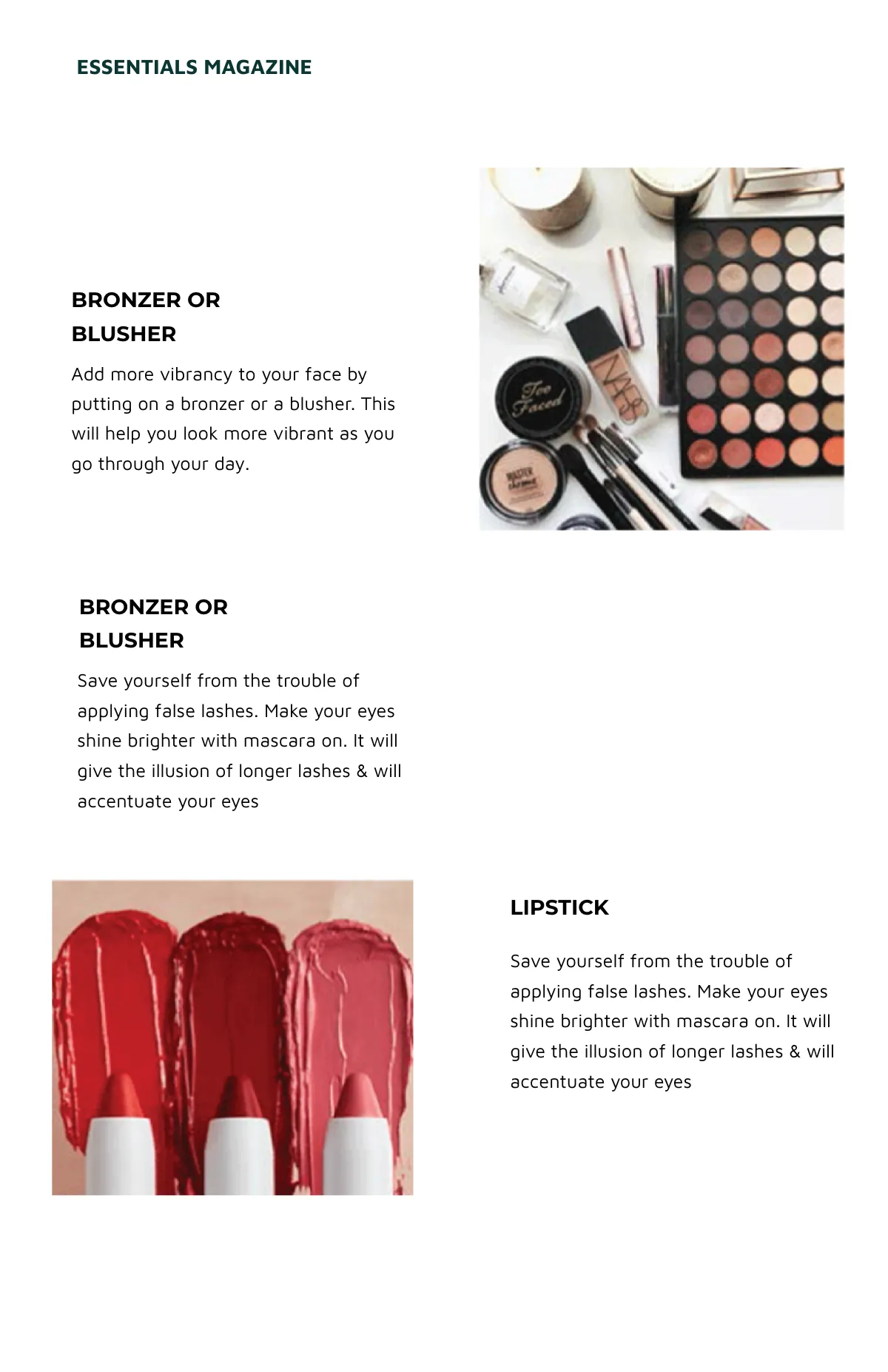 Free Minimal Product Magazine Template to Edit Online