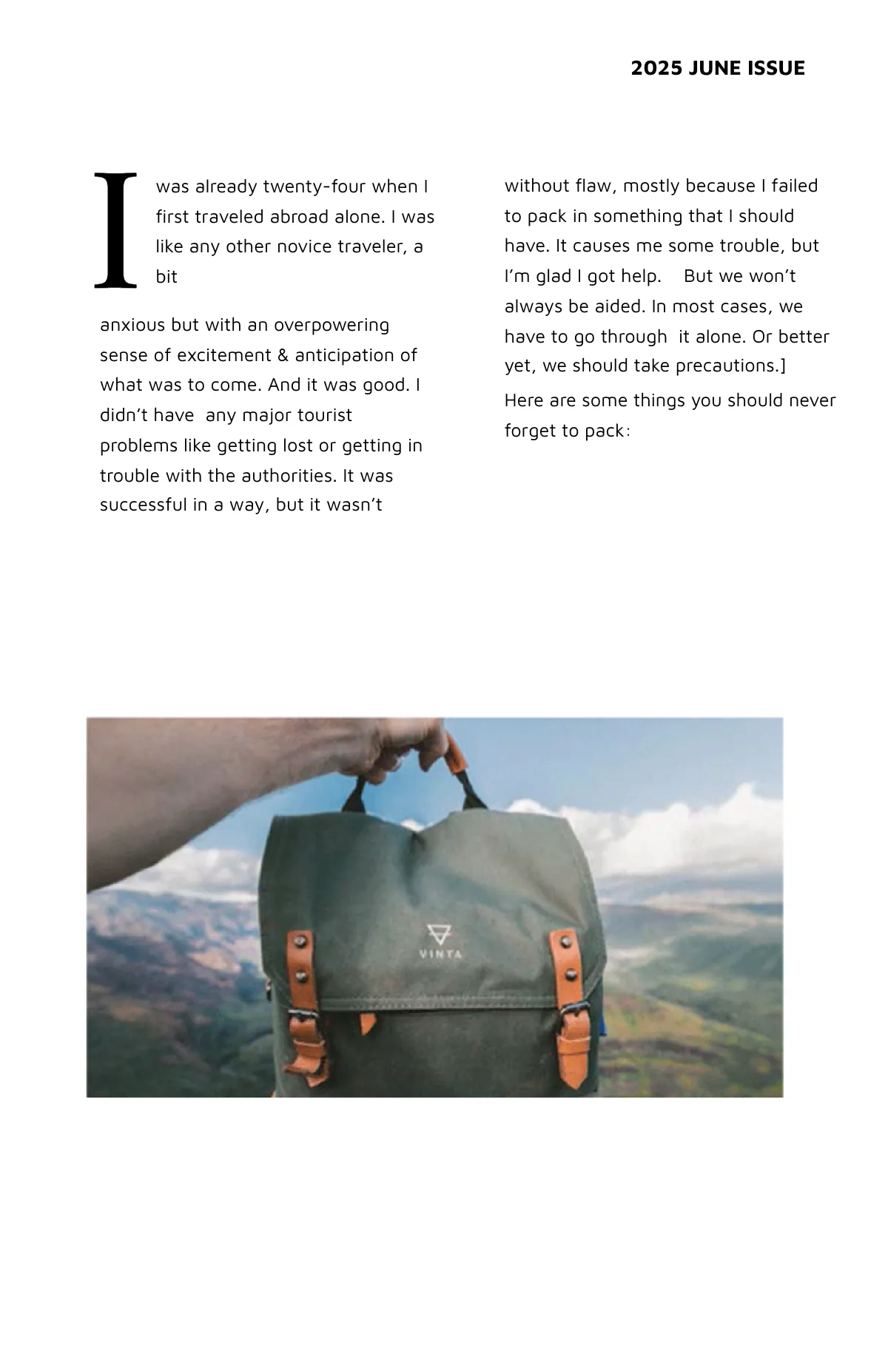 Free Minimal Product Magazine Template to Edit Online