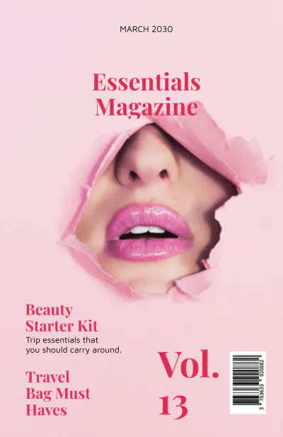 Free Minimal Product Magazine Template to Edit Online