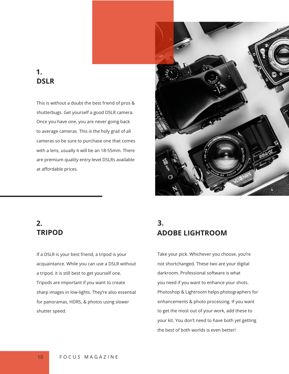 Free Modern Photography Magazine Template to Edit Online