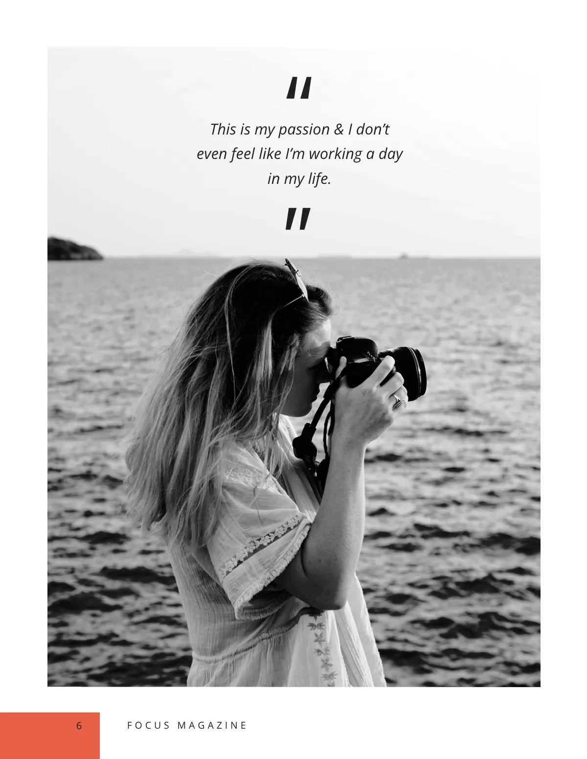 Free Modern Photography Magazine Template to Edit Online