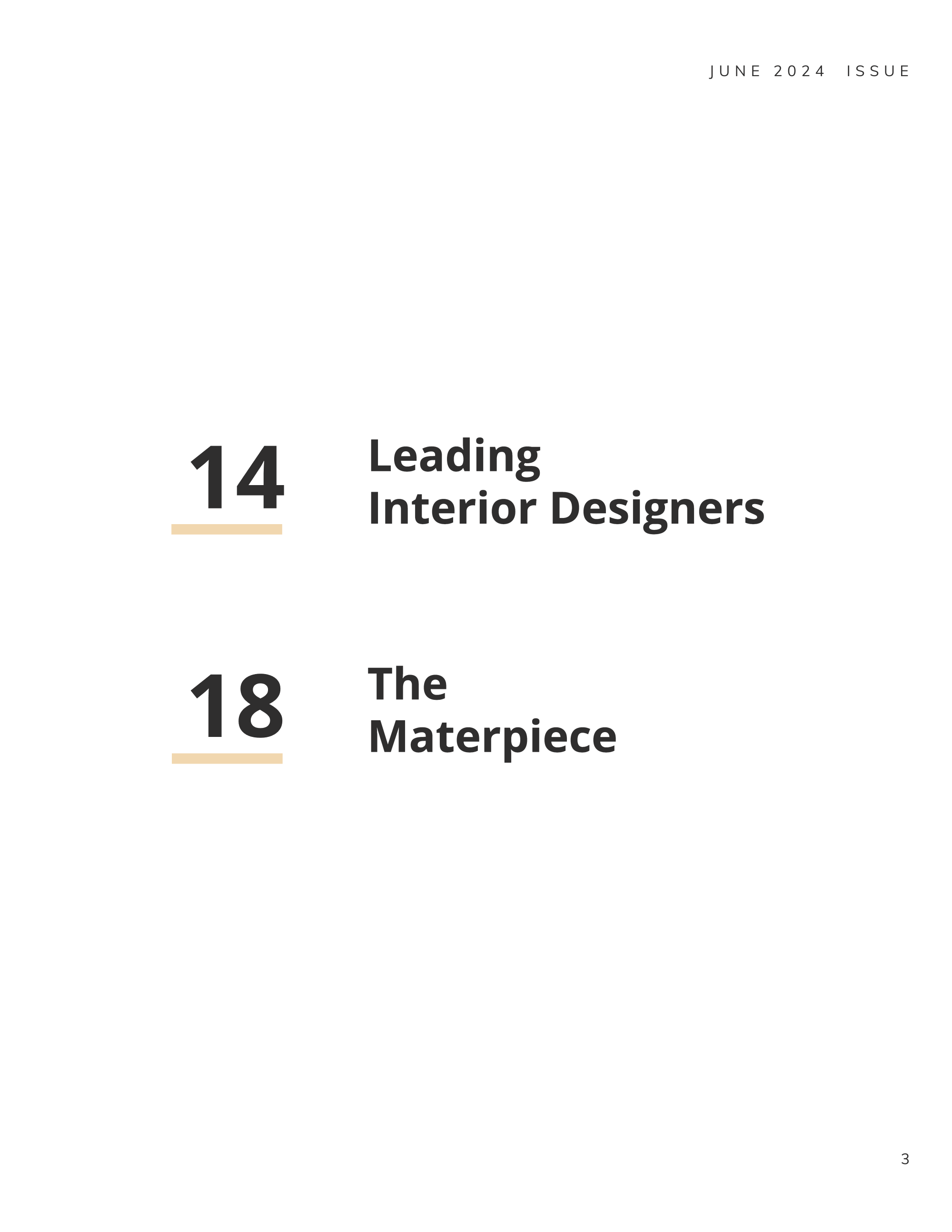 Free Printable Interior Design Magazine Template to Edit Online