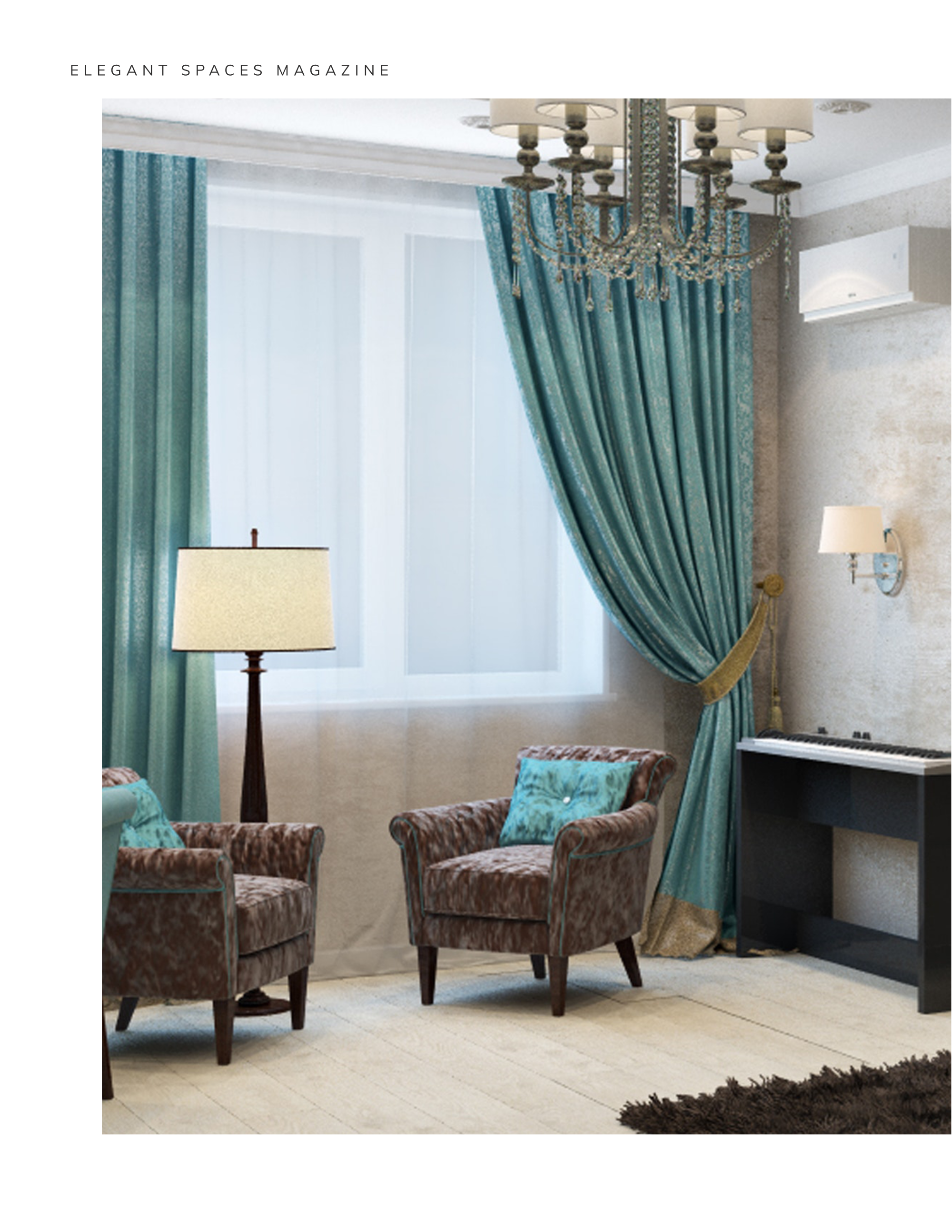 Free Printable Interior Design Magazine Template to Edit Online