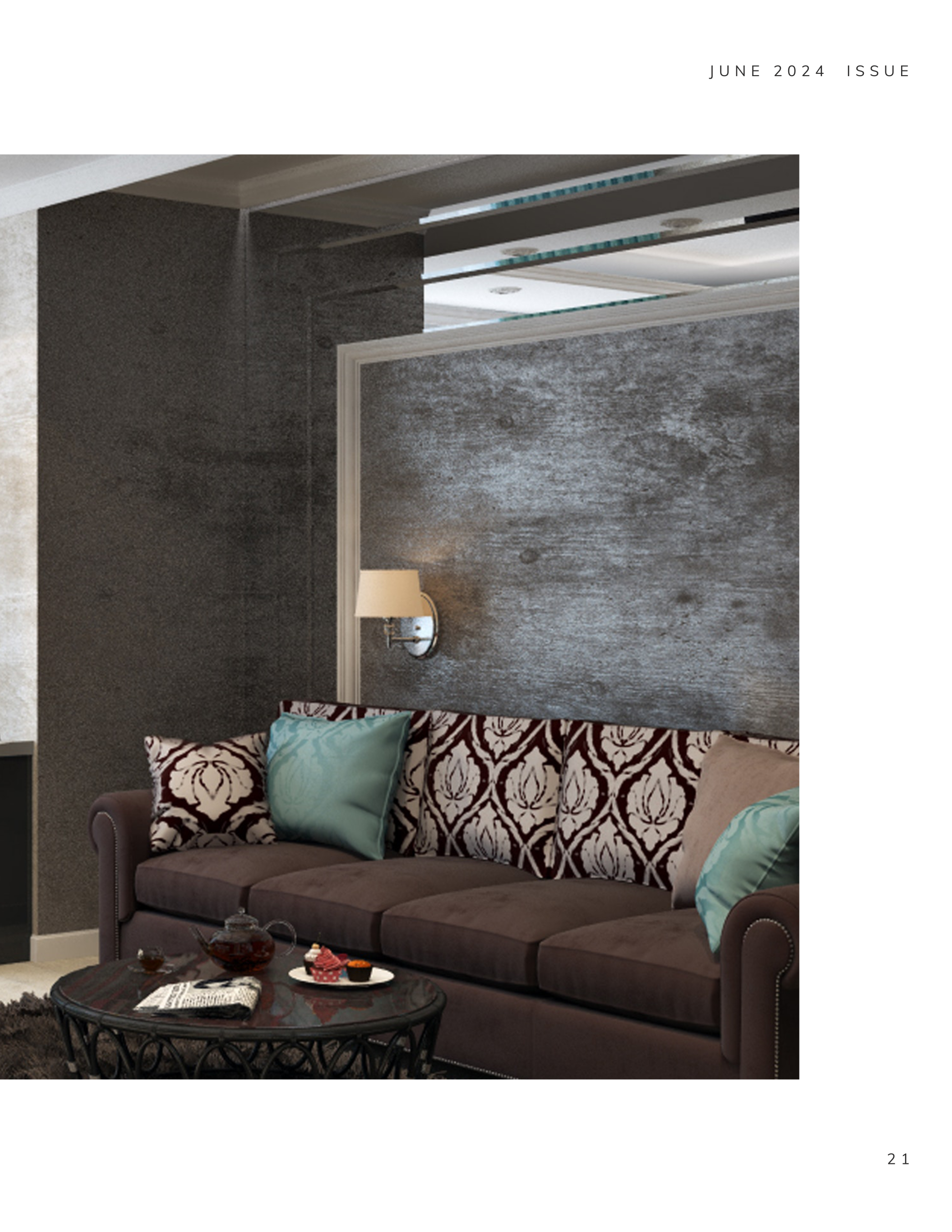 Free Printable Interior Design Magazine Template to Edit Online
