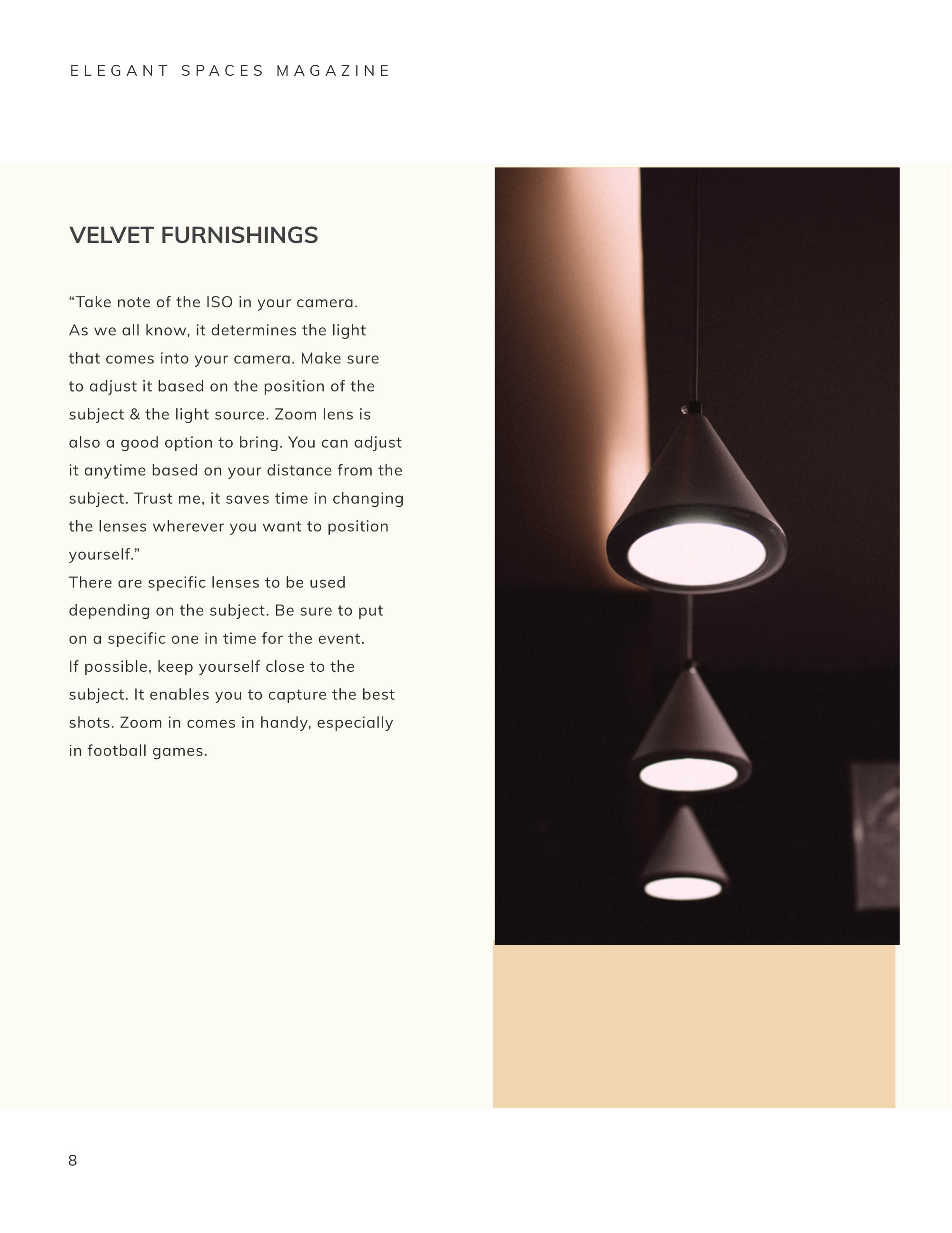 Free Printable Interior Design Magazine Template to Edit Online