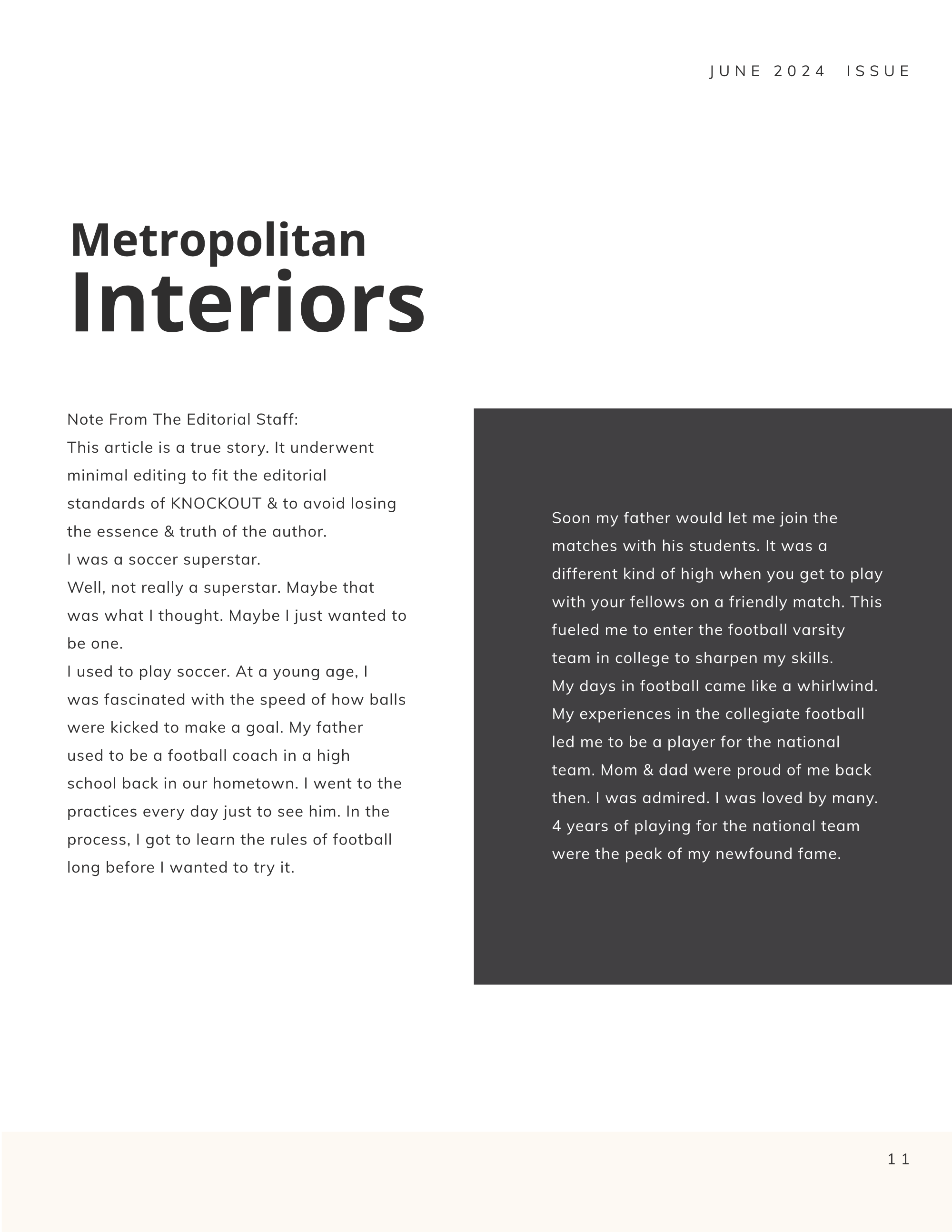 Free Printable Interior Design Magazine Template to Edit Online
