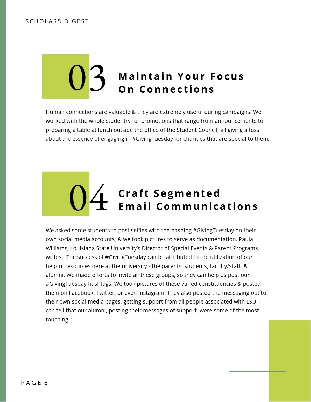 Free School Campaign Magazine Template to Edit Online