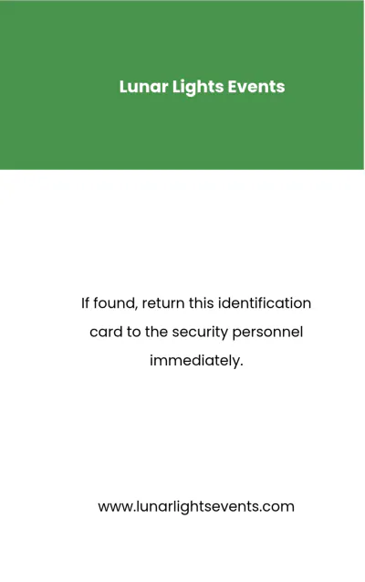 Free Event Participant ID Card Template to Edit Online