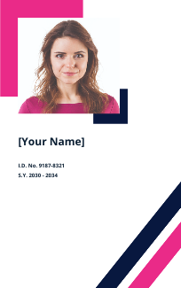 FREE Student Id Card Templates & Examples Edit Online & Download