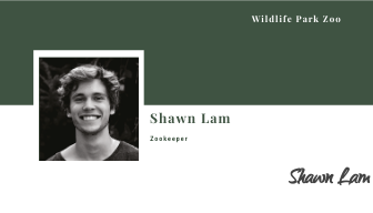 Simple Zoo ID Card
