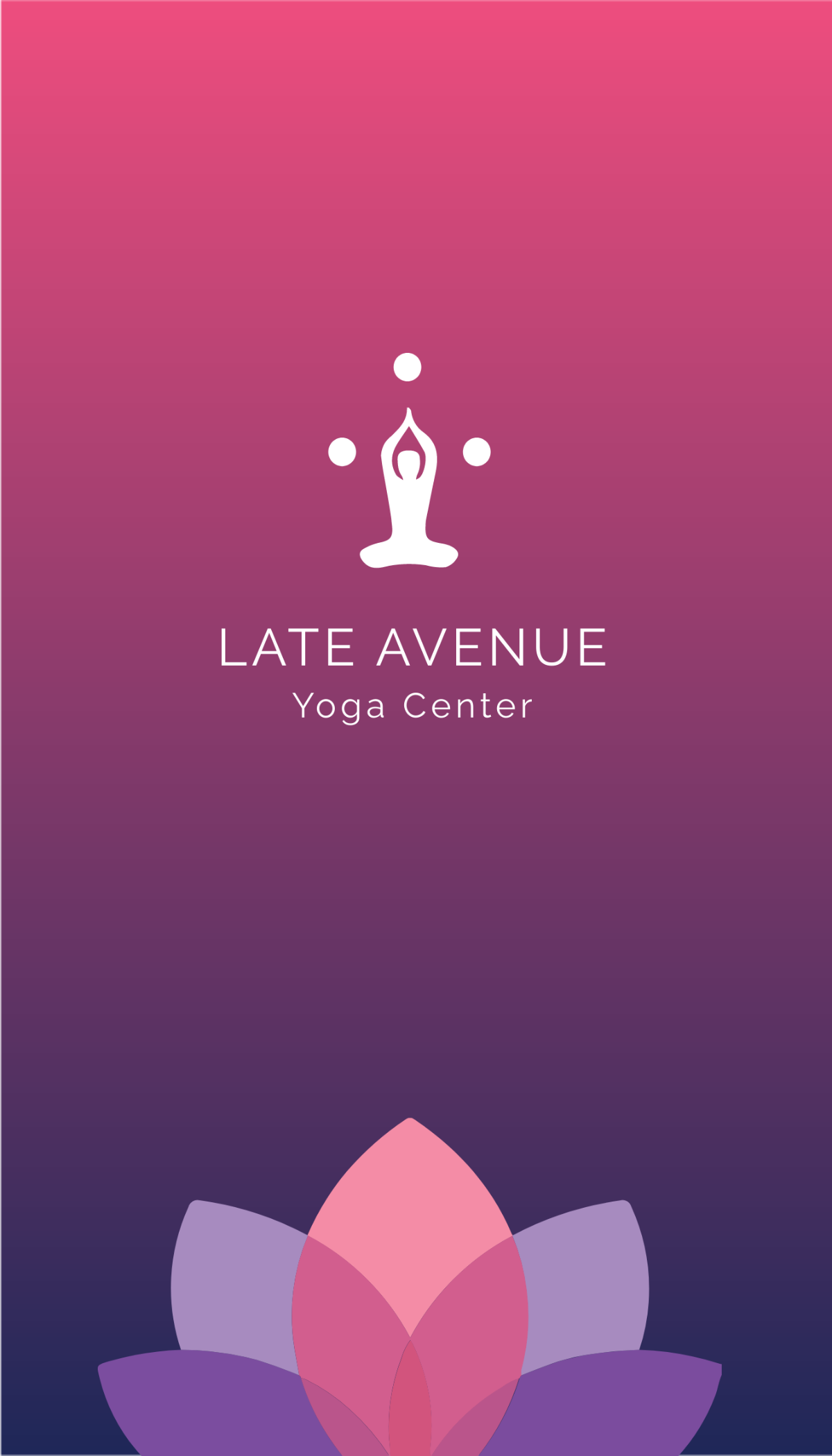 Yoga Center Business Card Template