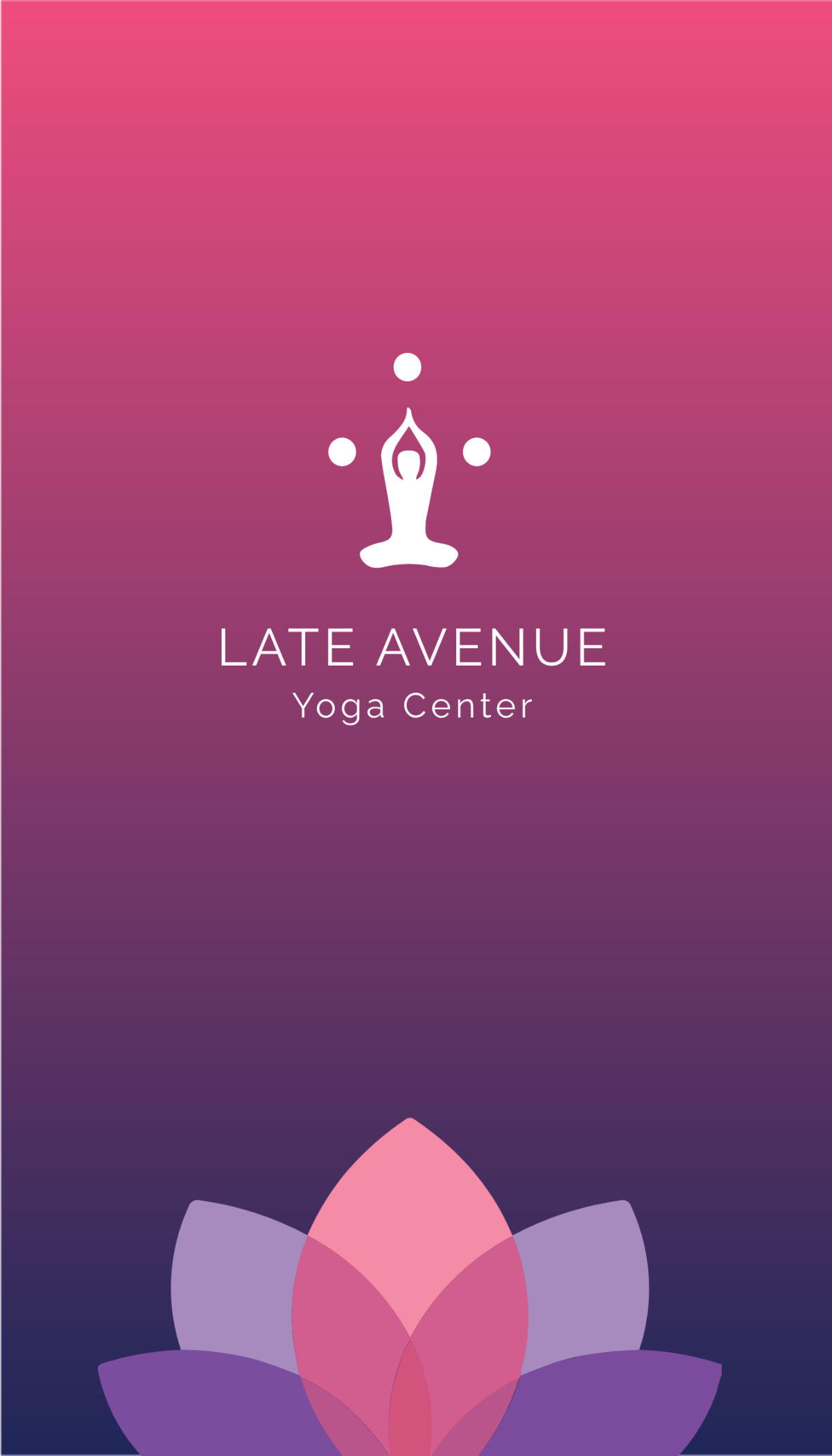 Free Yoga Center Business Card Template