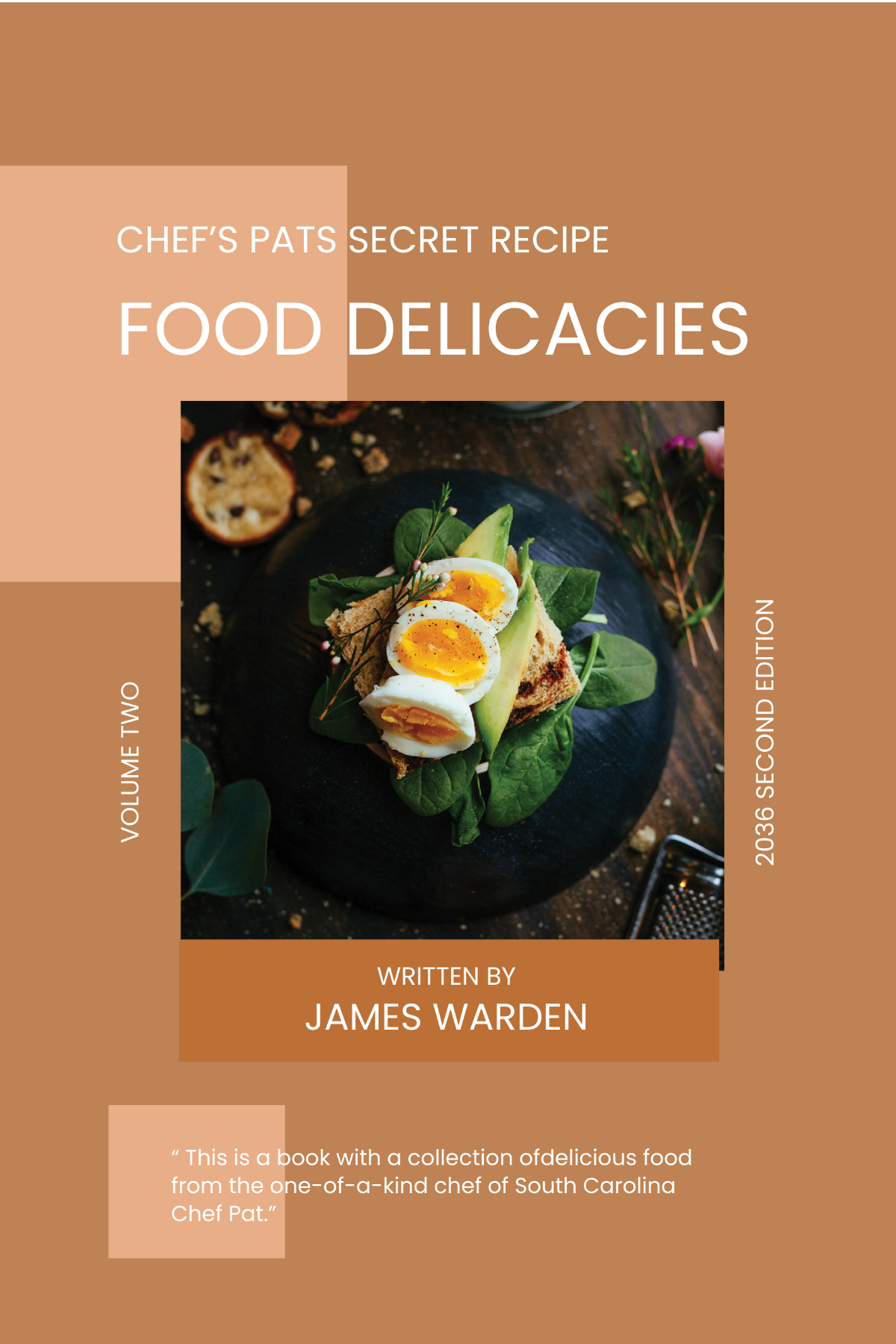 Cookbook Book Cover Template