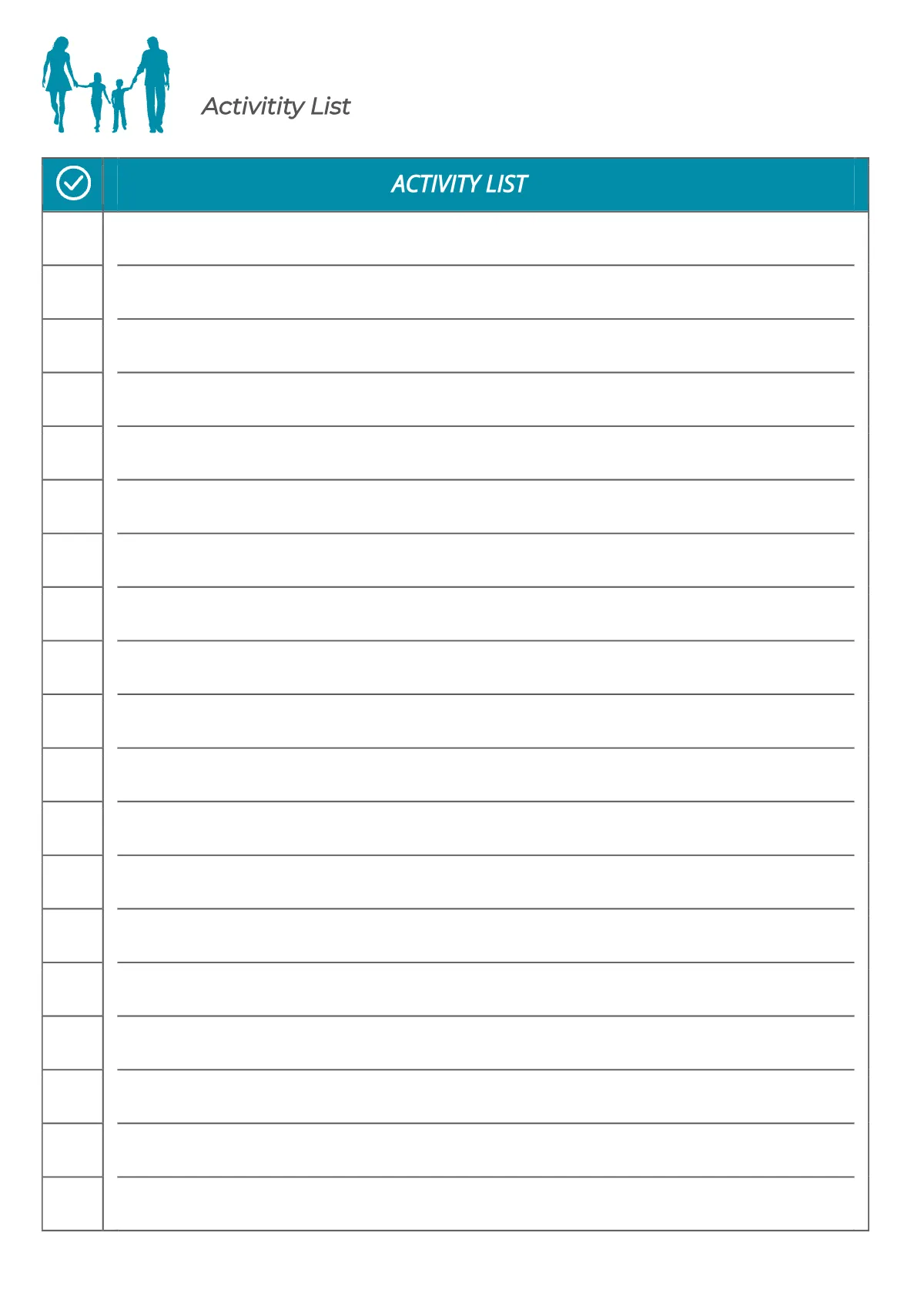 Free Printable Family Planner Template to Edit Online