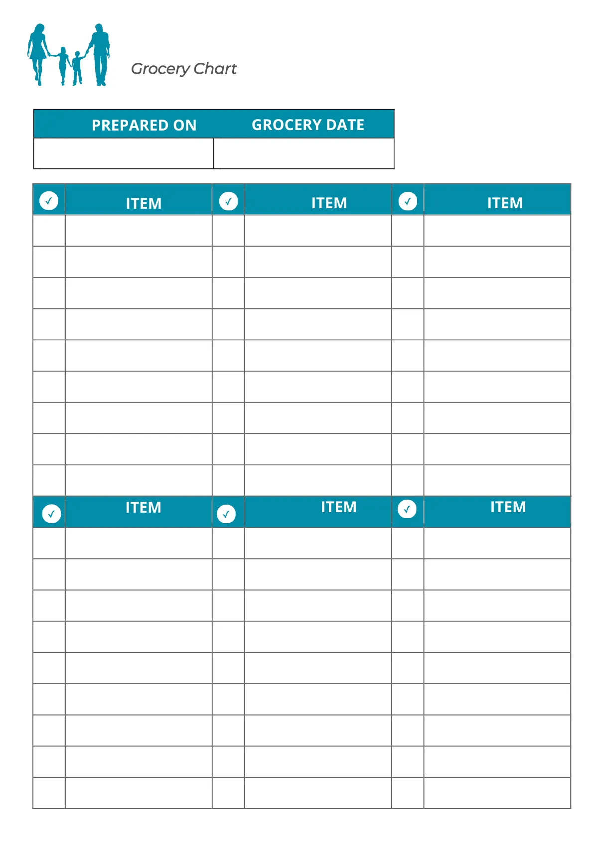 Free Printable Family Planner Template to Edit Online