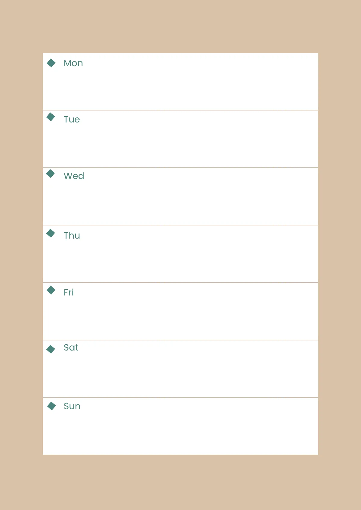 Free Sample Desk Planner Template to Edit Online