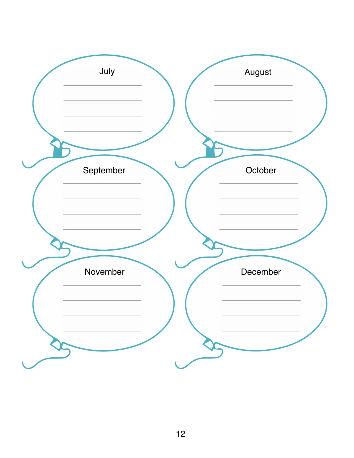 Free Personal Preschool Planner Template to Edit Online