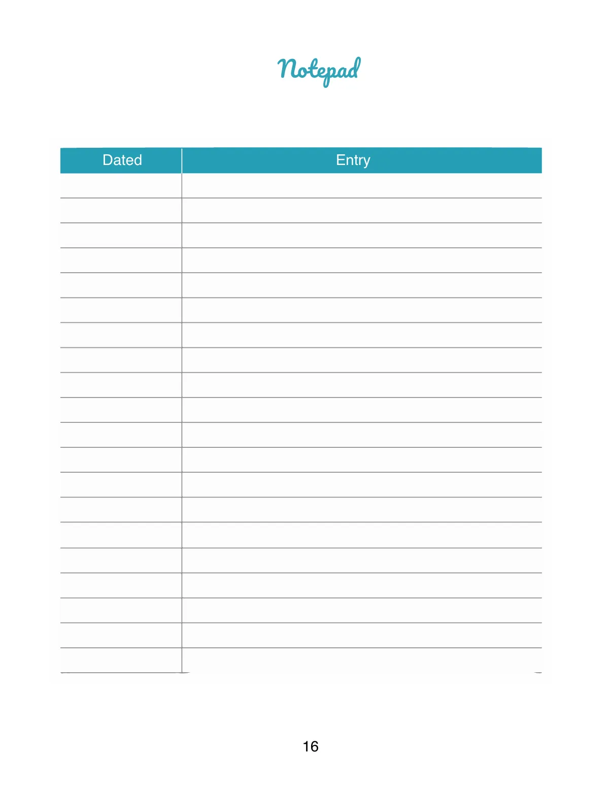 Free Personal Preschool Planner Template to Edit Online