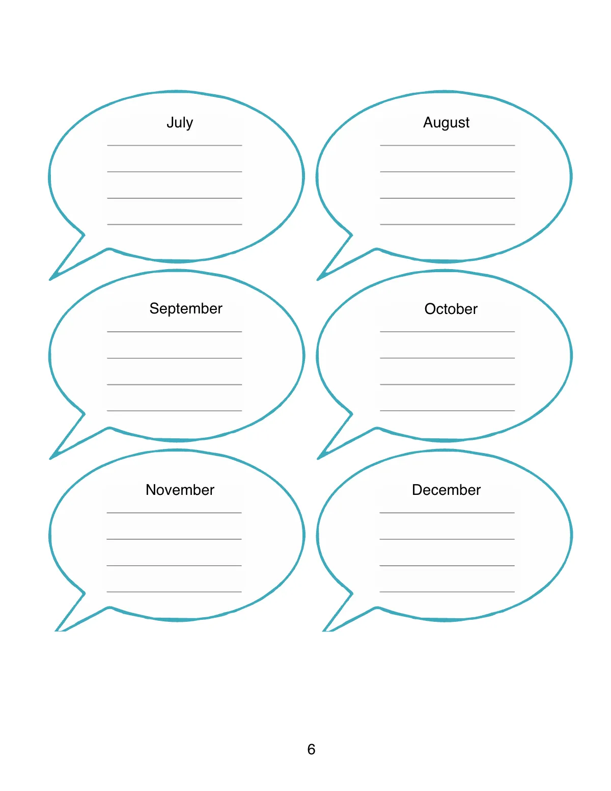 Free Personal Preschool Planner Template to Edit Online