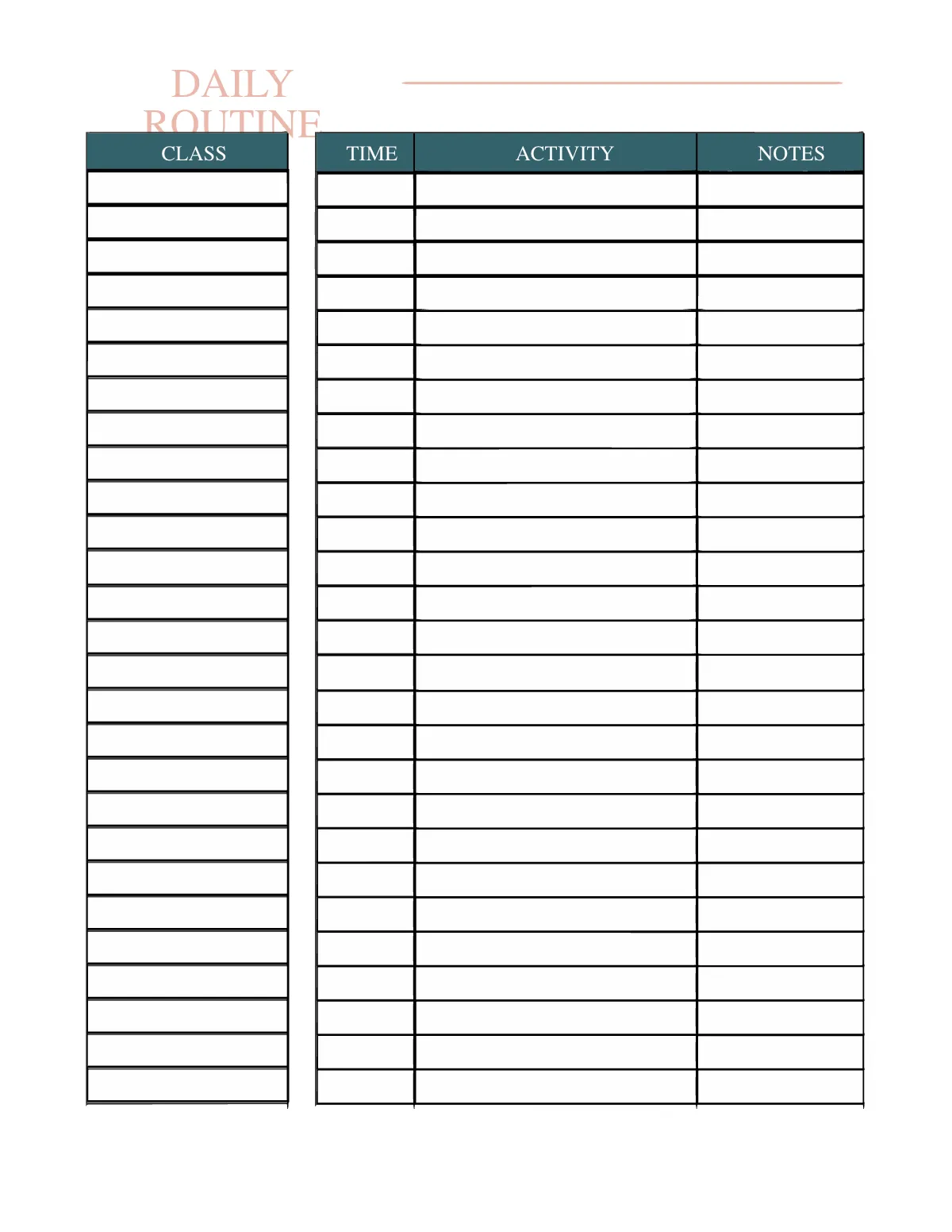 Free Front Desk Planner Template to Edit Online