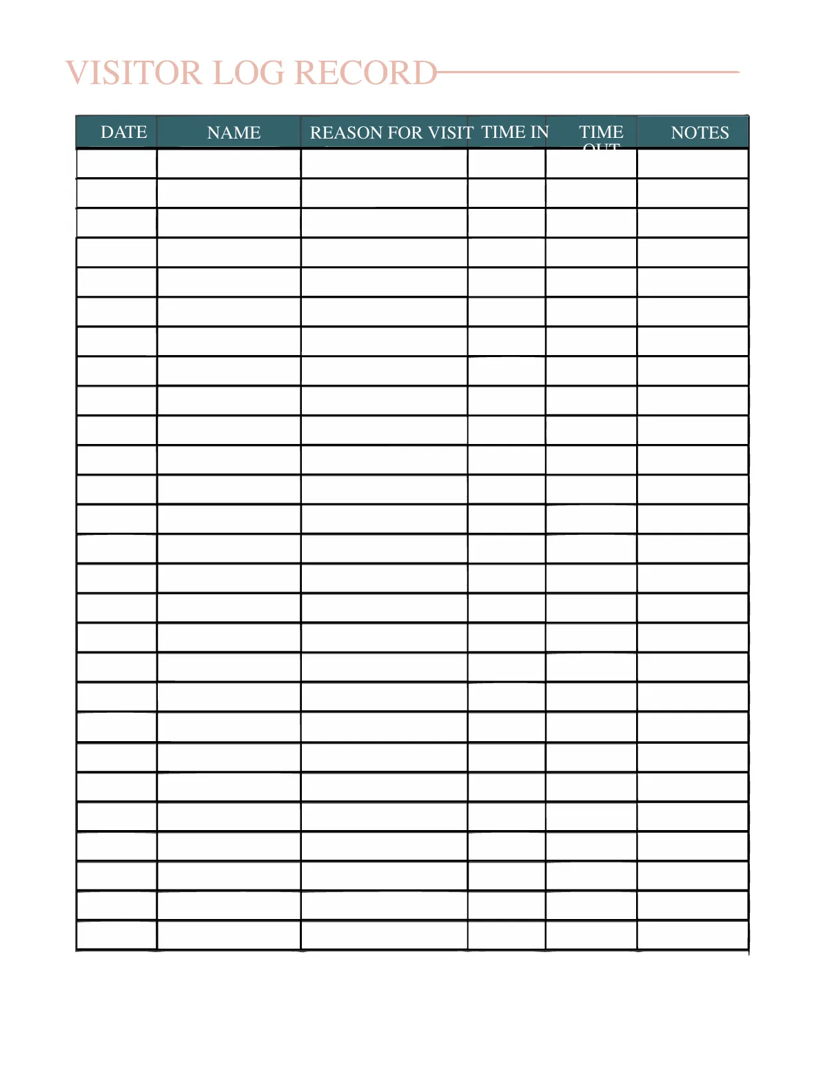 Free Front Desk Planner Template to Edit Online