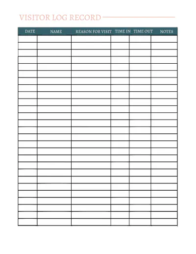 Free Front Desk Planner Template to Edit Online