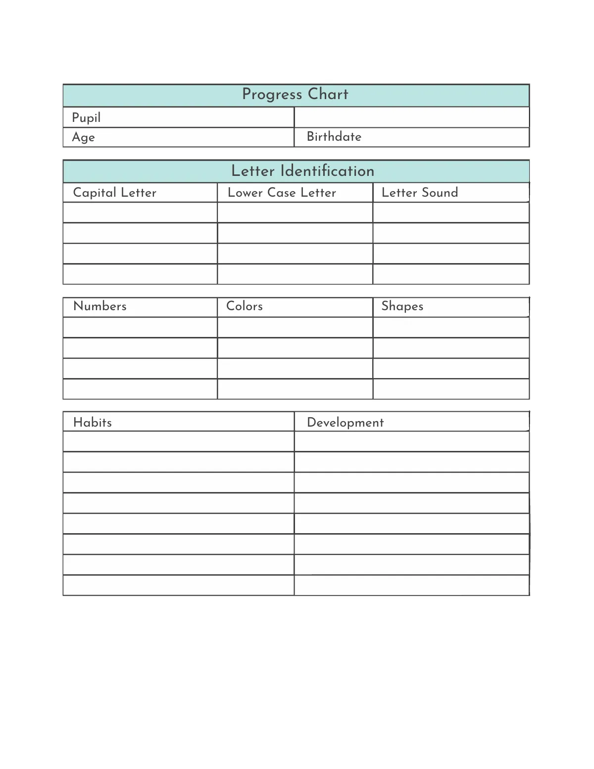 Free Daily Preschool Planner Template to Edit Online