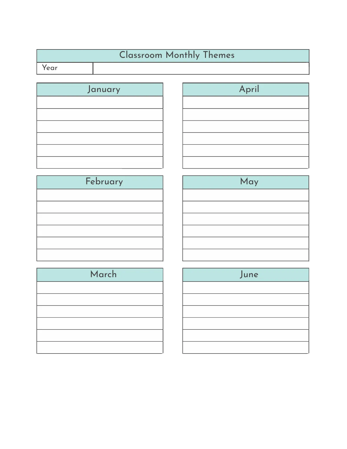 Free Daily Preschool Planner Template to Edit Online