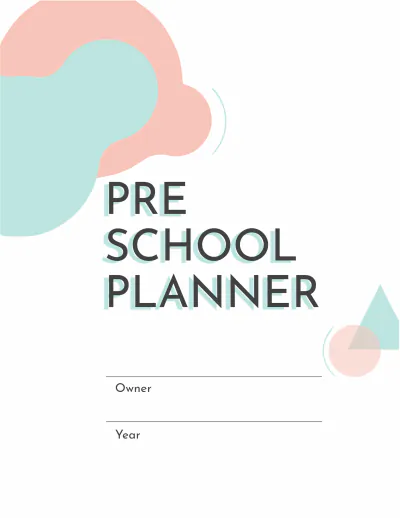 Free Daily Preschool Planner Template to Edit Online