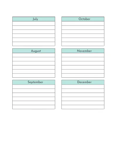 Free Daily Preschool Planner Template to Edit Online