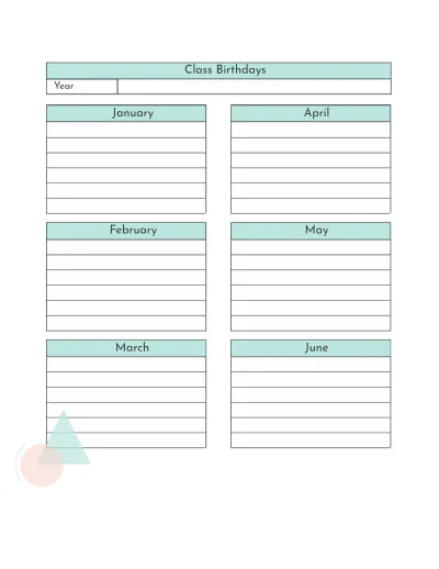 Free Daily Preschool Planner Template to Edit Online