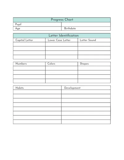 Free Daily Preschool Planner Template to Edit Online