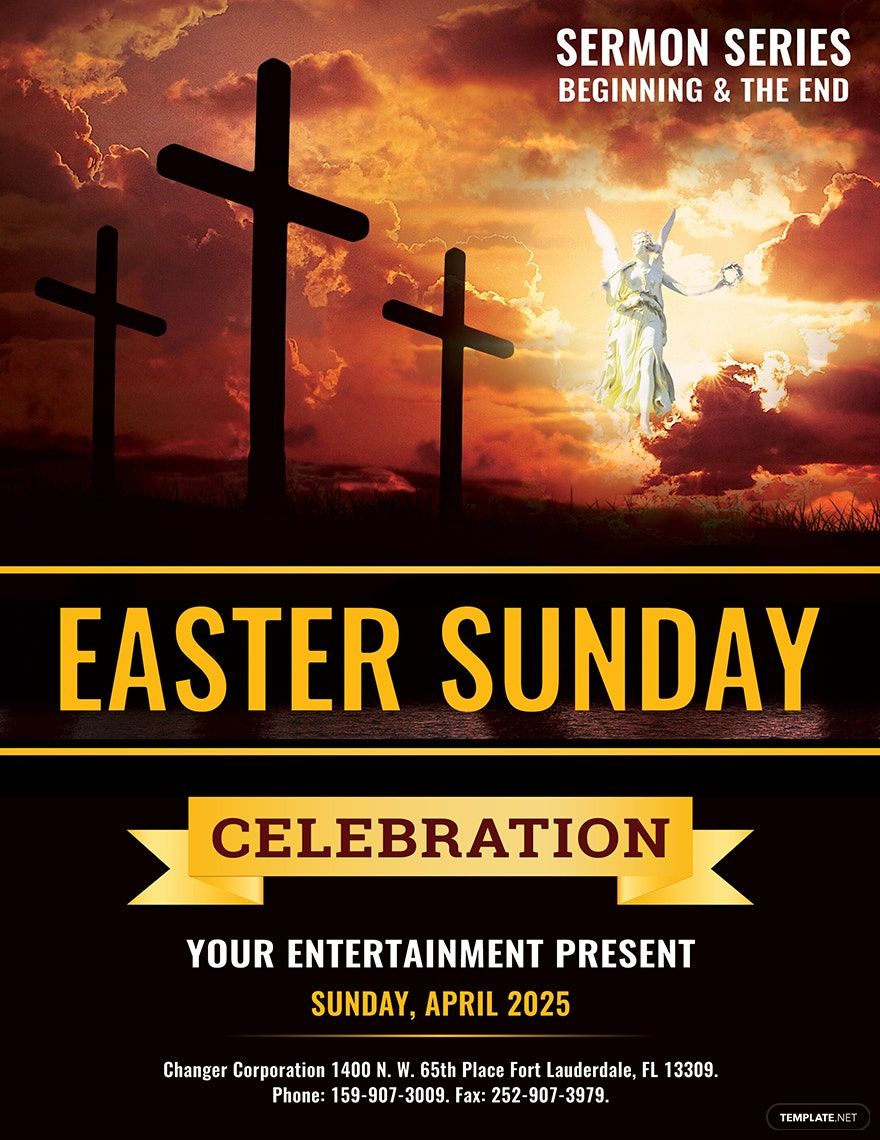 Easter Sunday Church Template