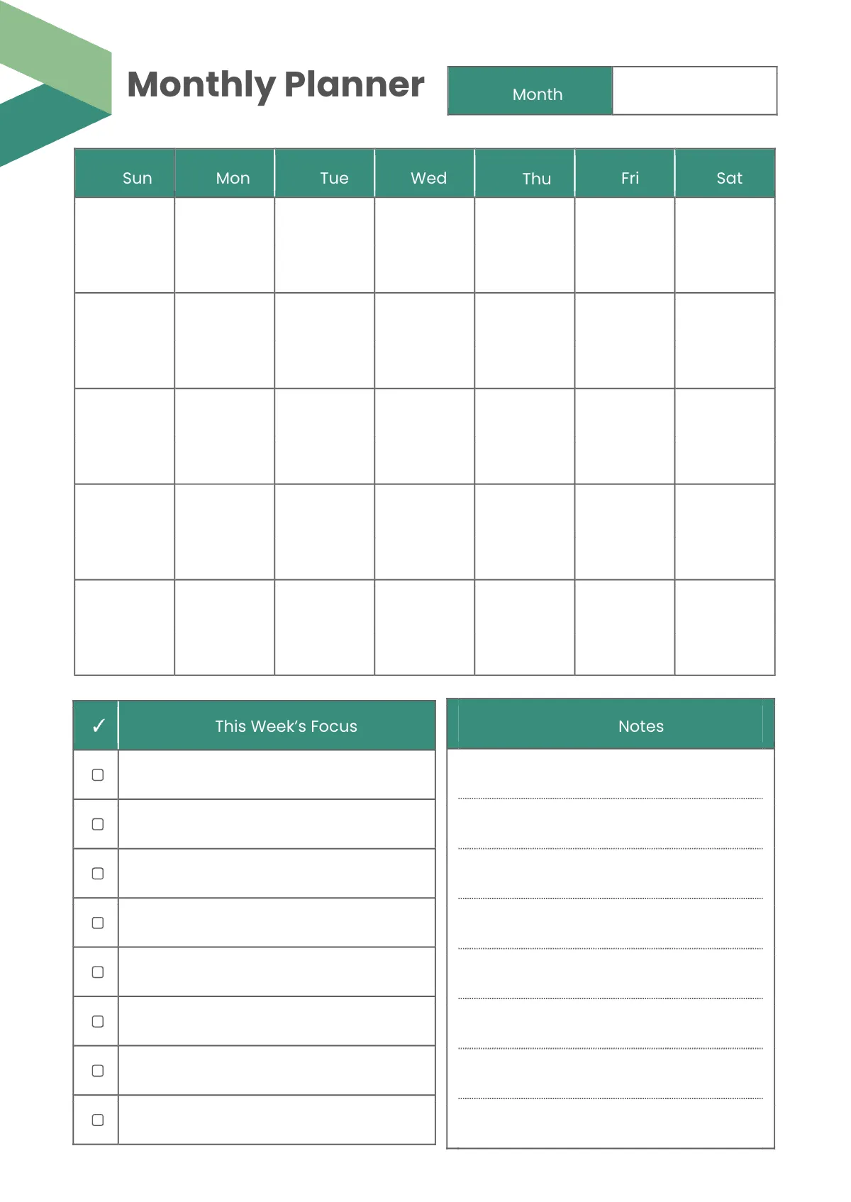 Free Printable Digital Planner Template to Edit Online