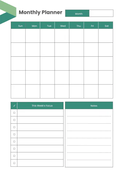 Free Printable Digital Planner Template to Edit Online