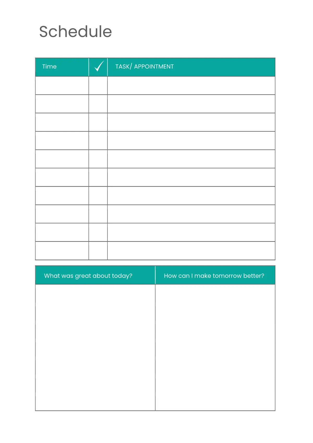 Free Digital Planner Template to Edit Online