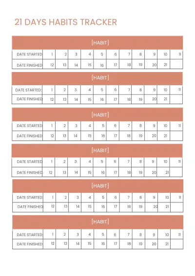 Free Basic Self Care Planner Template to Edit Online