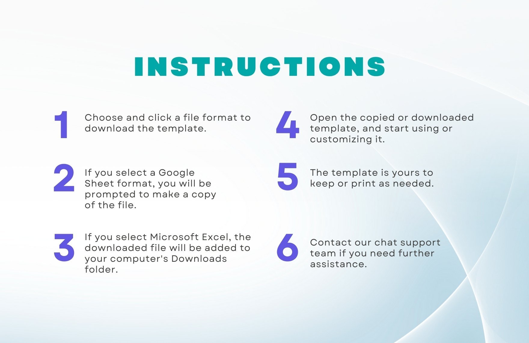 Business Financial Budget Template