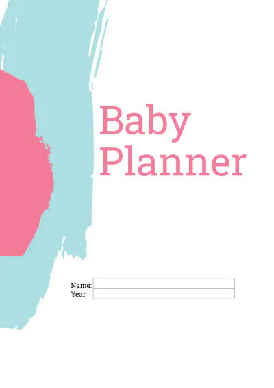 Free Editable Baby Shower Planner Template to Edit Online