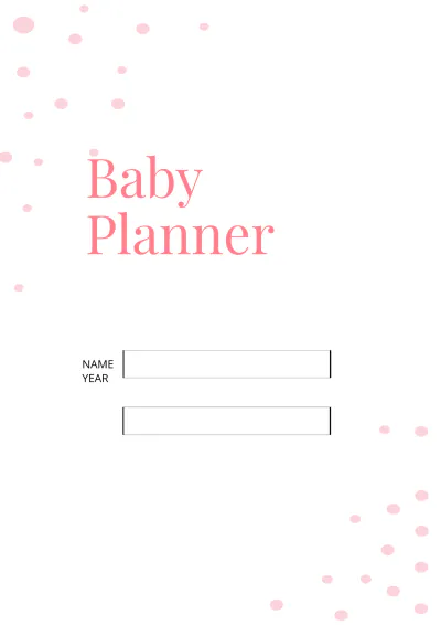Free Simple Baby Shower Planner Template to Edit Online