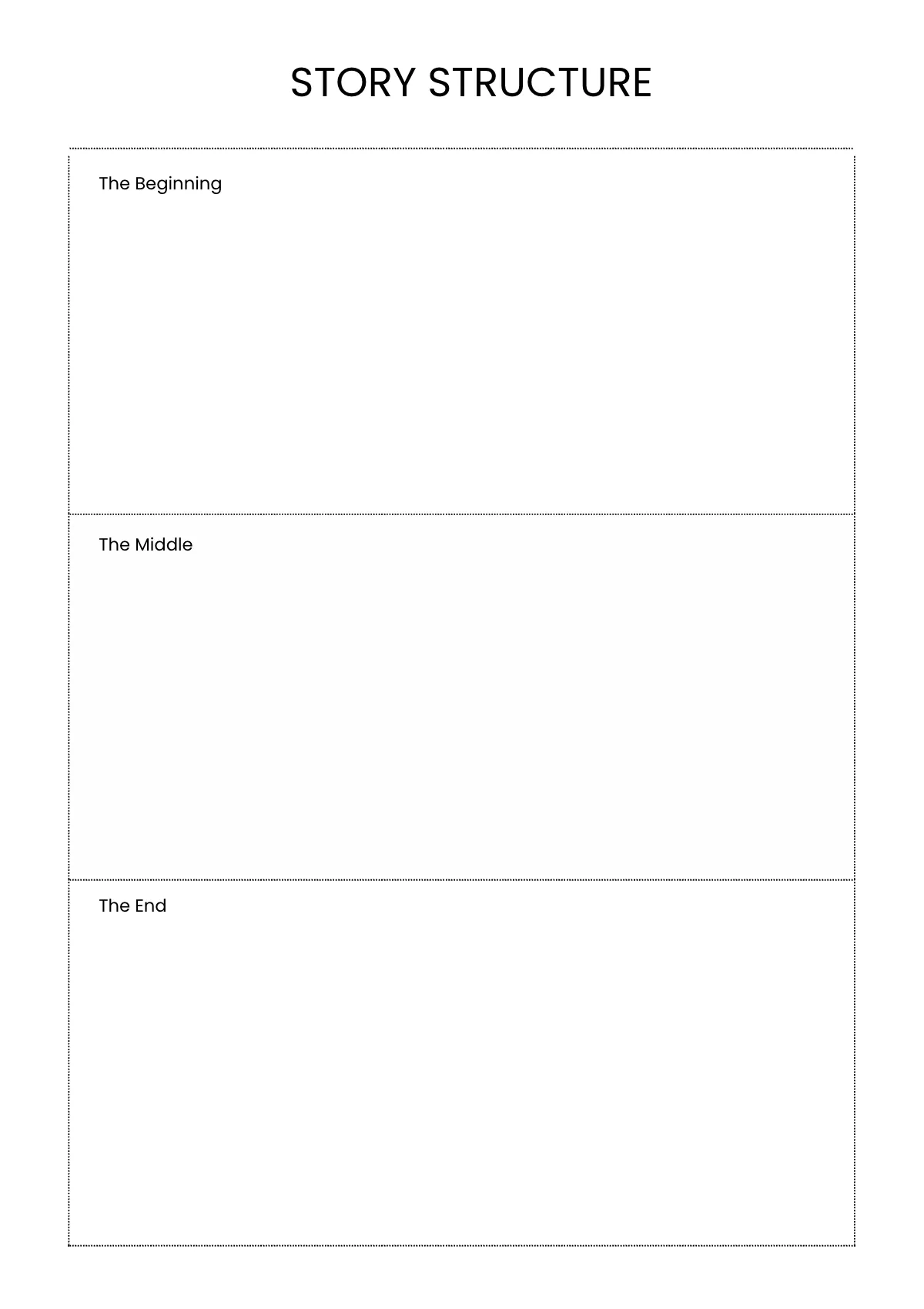Free Basic Story Planner Template to Edit Online