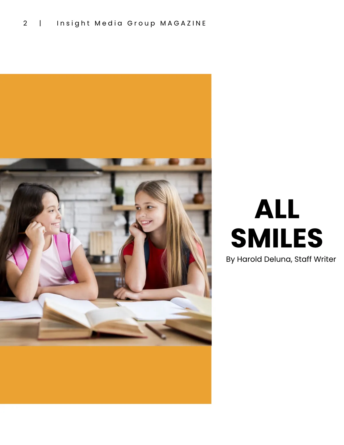 Free Modern School Magazine Template to Edit Online