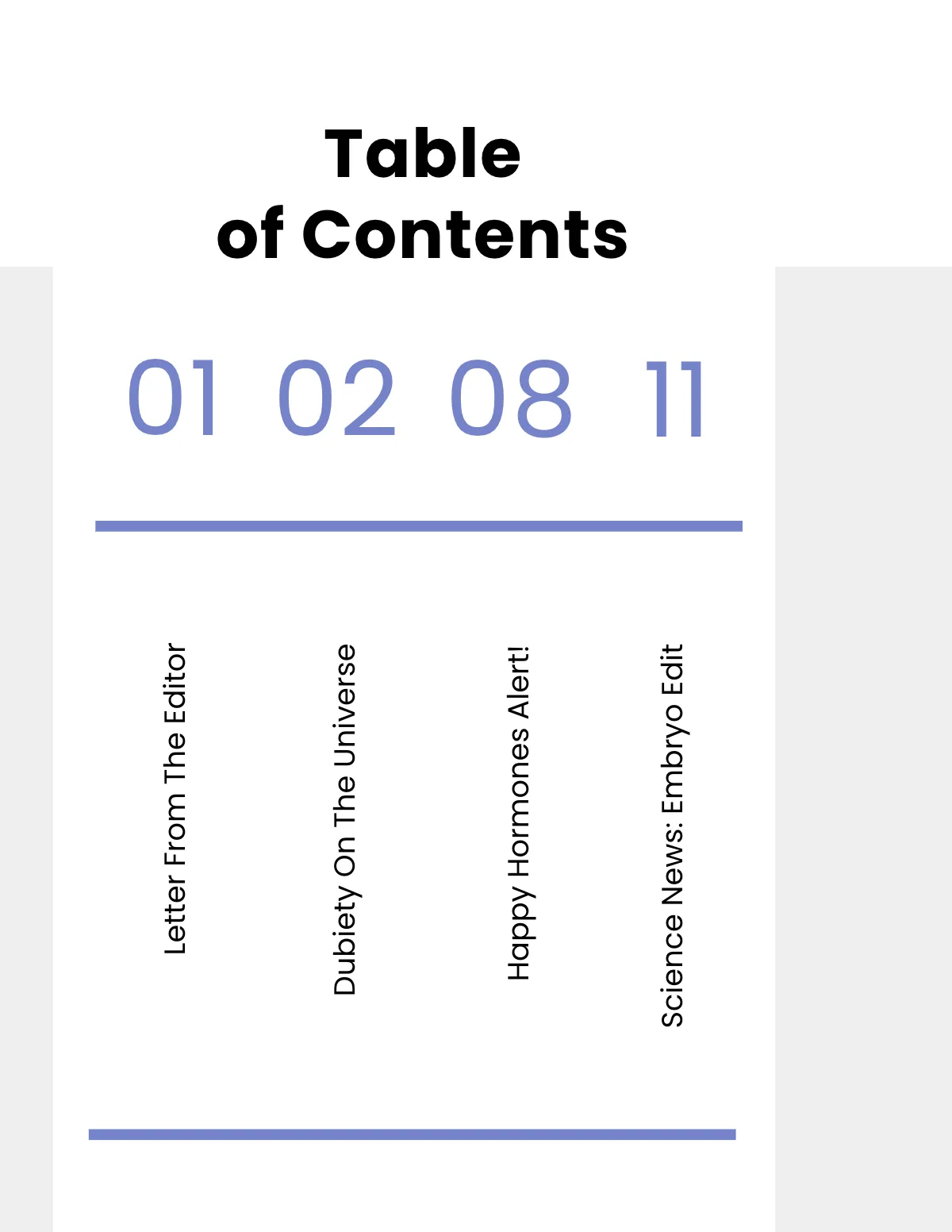 Free Modern Science Magazine Template to Edit Online