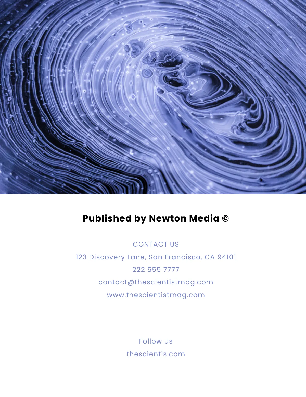 Free Modern Science Magazine Template to Edit Online