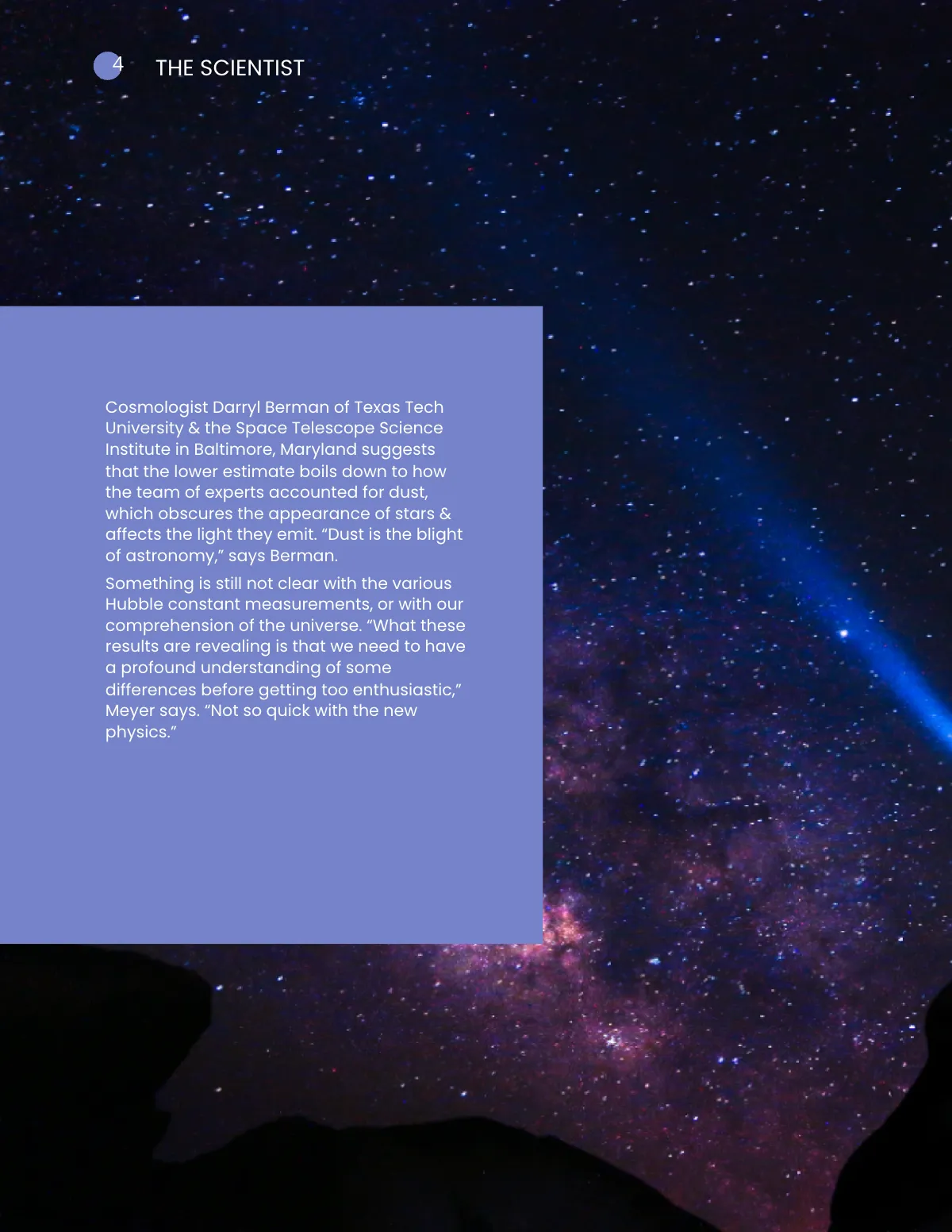 Free Modern Science Magazine Template to Edit Online