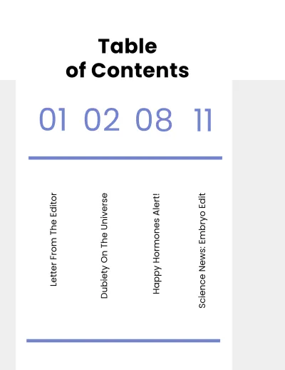 Free Modern Science Magazine Template to Edit Online