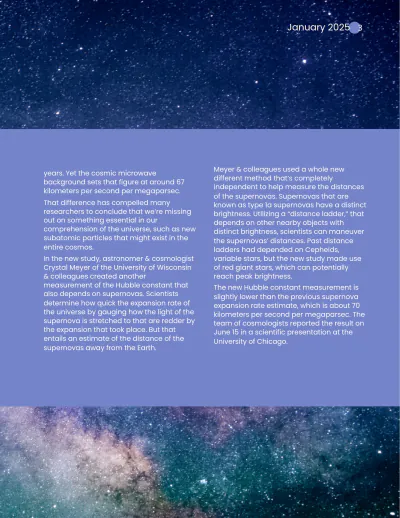 Free Modern Science Magazine Template to Edit Online