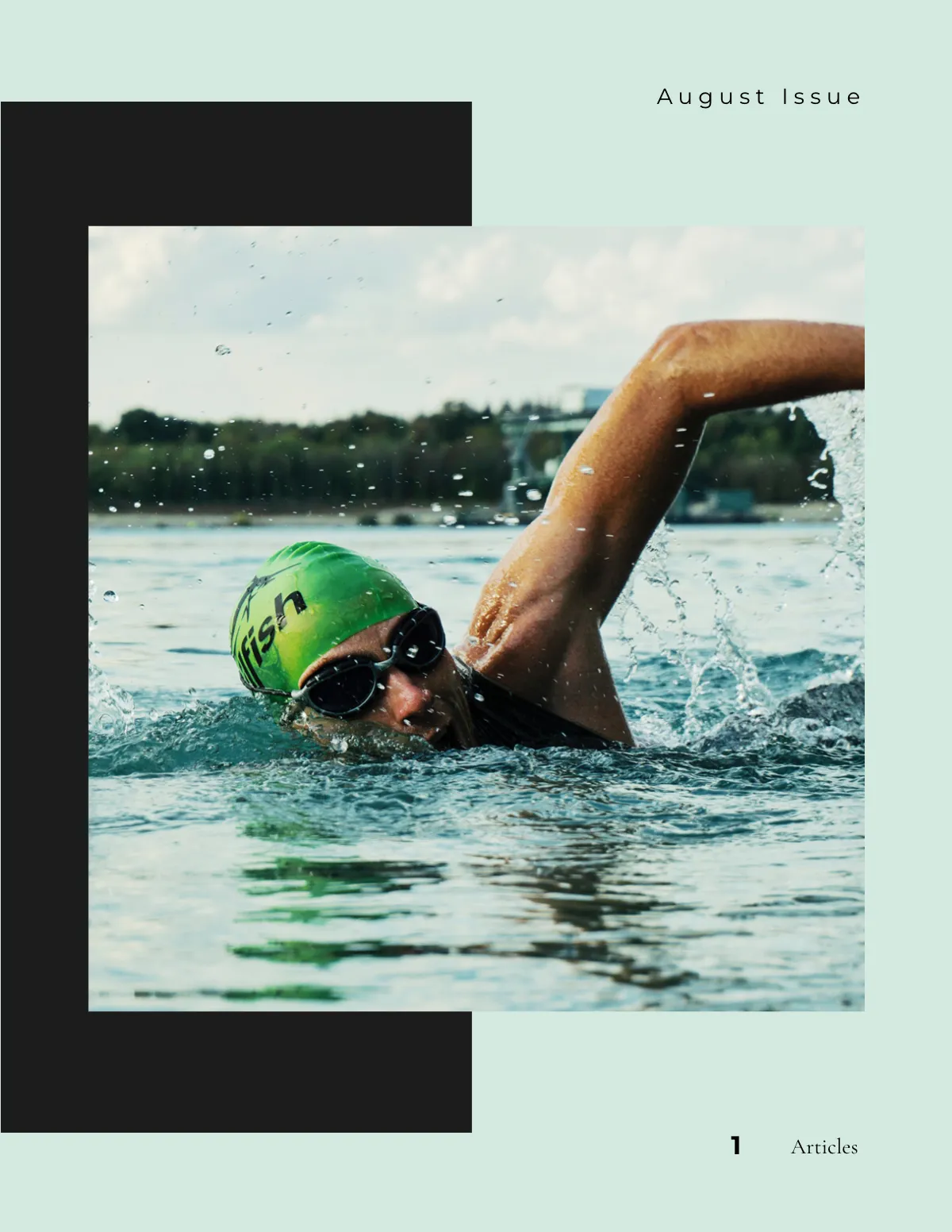 Free Modern Sports Magazine Template to Edit Online